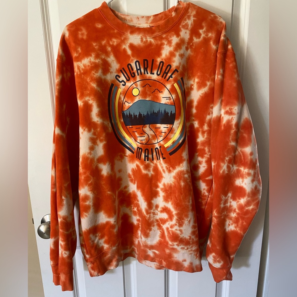 Throwback From Uscape Apparel Sugarloaf Maine Sweatshirt Size L Unisex